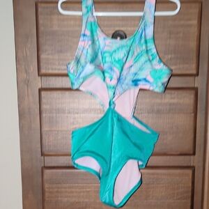 Art Class Tropical Leaf Swimsuit